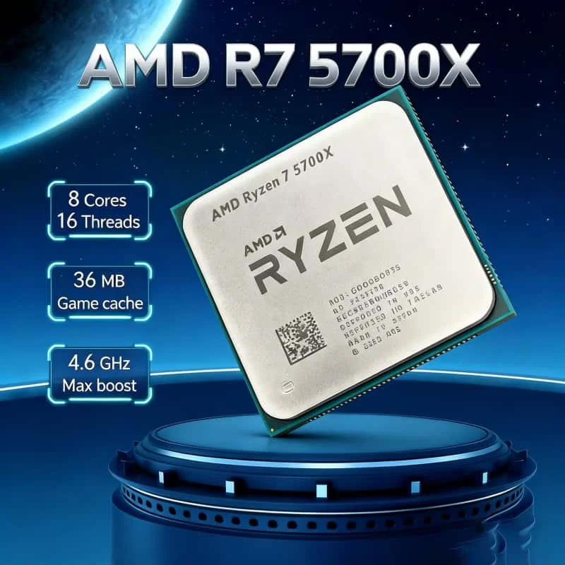 Amd Cpu Ryzen 7 - Procesador AMD Ryzen 7 5700X R7