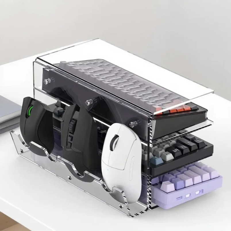 Gaming Keyboard Ergonomic - Soporte para teclado, estante de almacenamiento