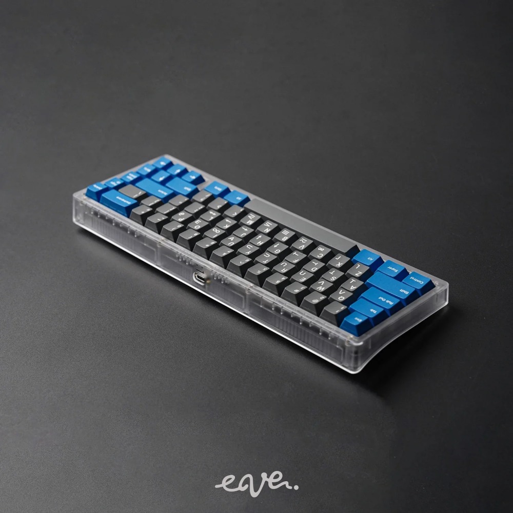Keyboard Gaming Transparent - Swagkeys EAVE65 Kit de teclado mecánico