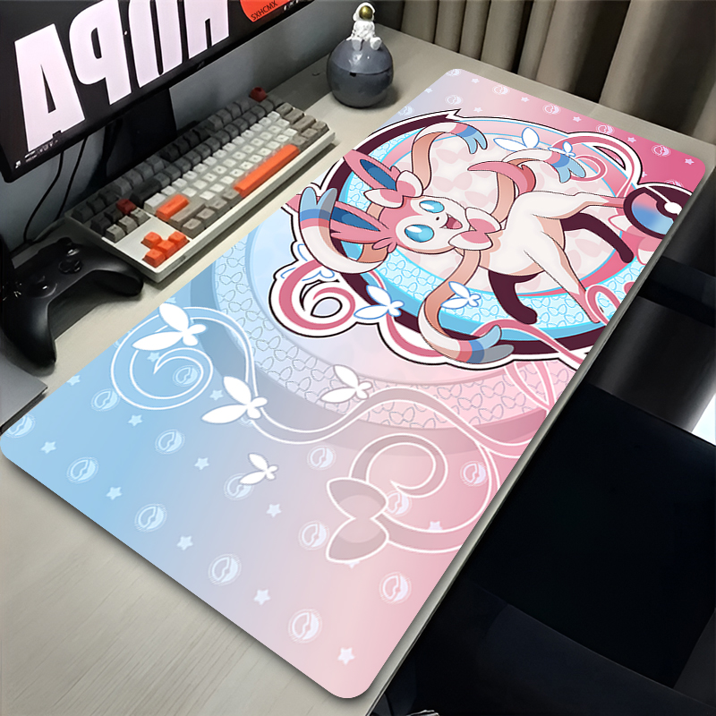 Gaming Keyboard En Mouse - Alfombrilla de ratón grande rosa, bonita,