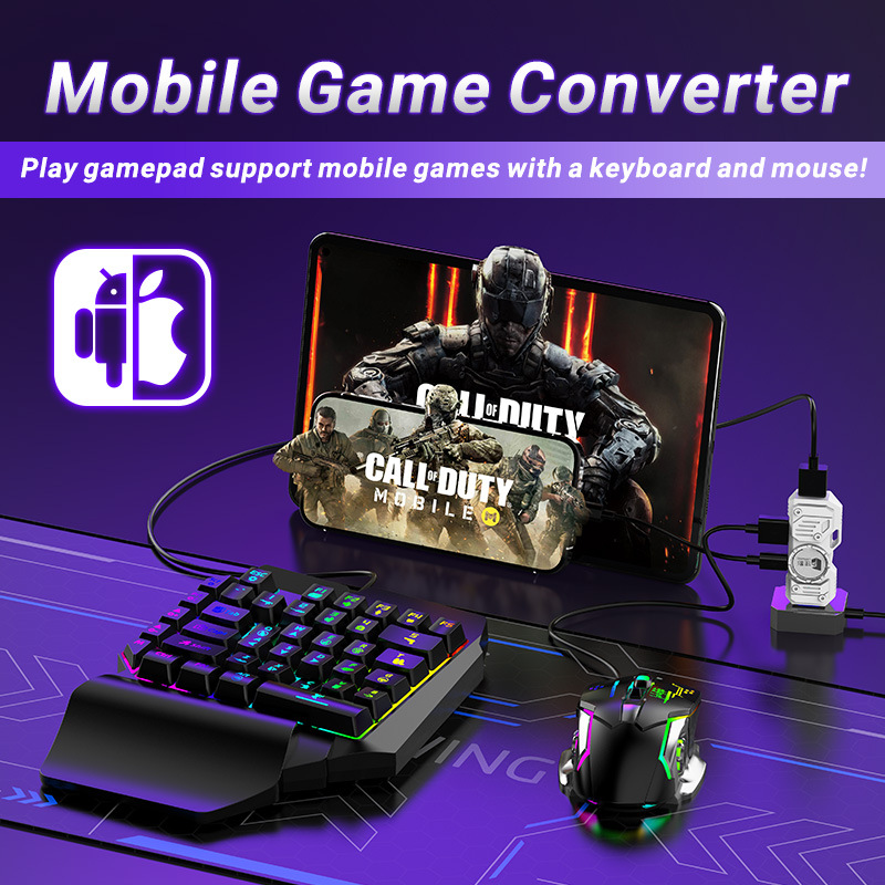 Gaming Keyboard Extension - Kit convertidor de juegos móviles, kit