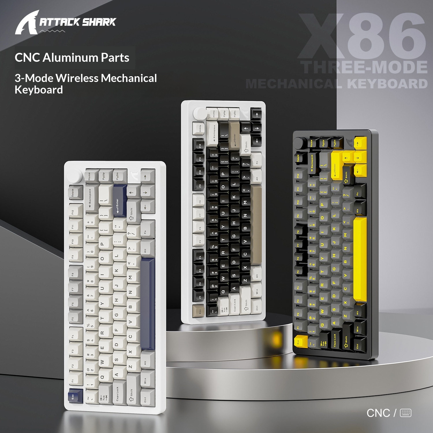 Teclado Mecánico Attack Shark  - Hot Swap Pcb reseña y precio