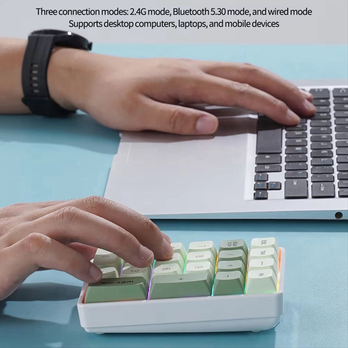 Mini teclado N86R de 21 teclas - Gaming Keyboard No Number Pad reseña y precio