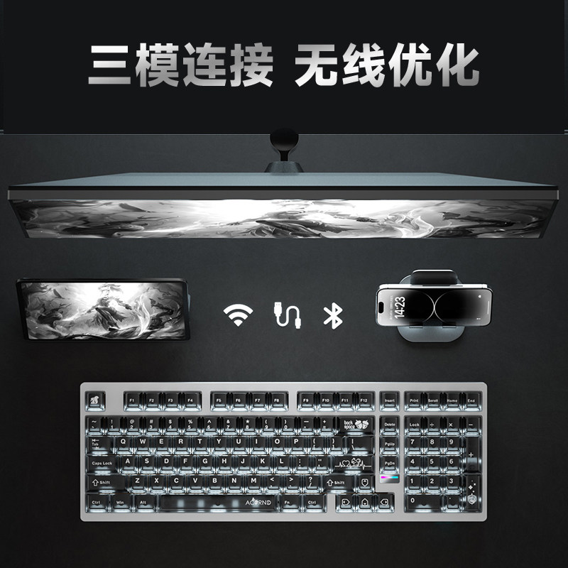 Teclado mecánico inalámbrico W - Gaming Keyboard Ergo reseña y precio