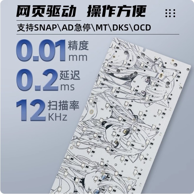 Teclado Hall Effect PCB colori - Hot Swap Pcb reseña y precio