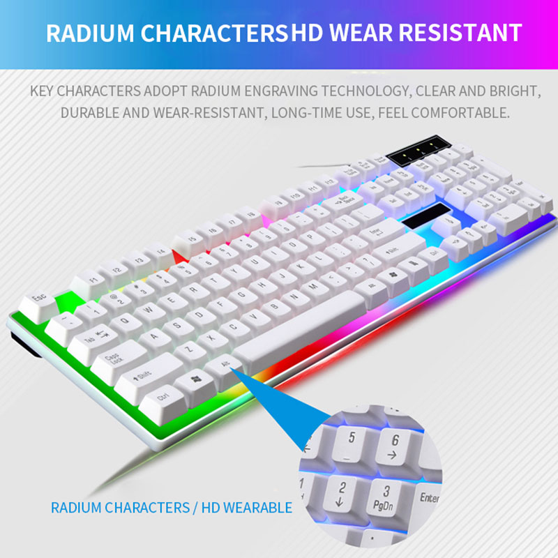 Teclado para juegos RGB, Kit d - Gaming Keyboard Bundle reseña y precio