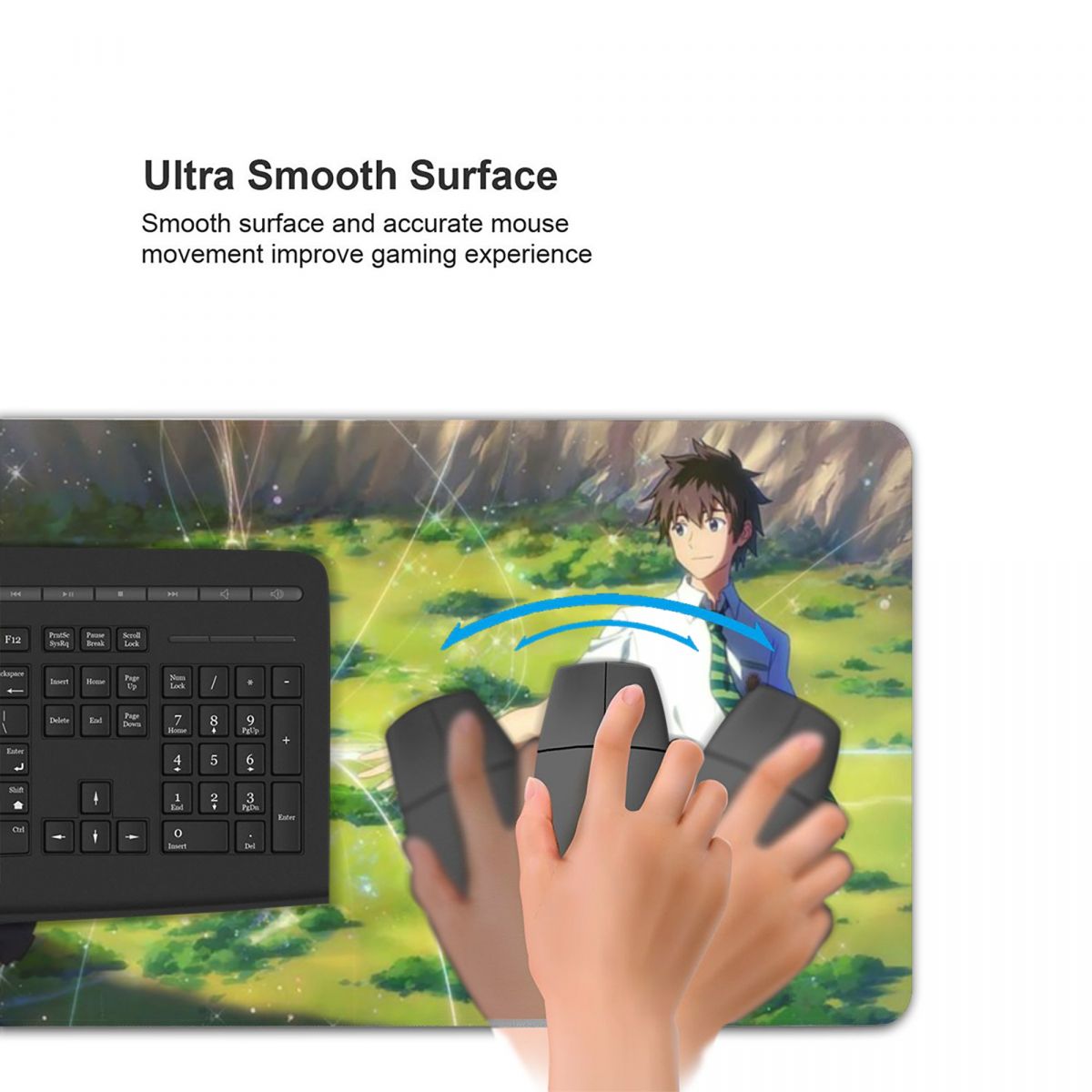 Alfombrilla de ratón grande co - Gaming Keyboard Name reseña y precio