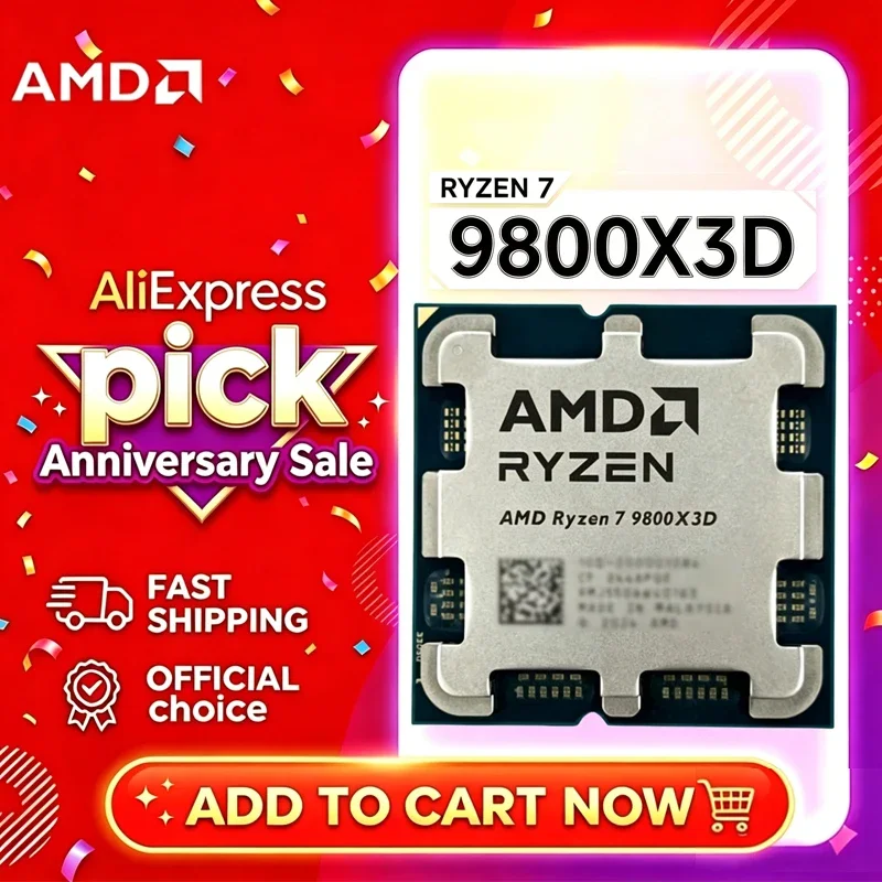 AMD Ryzen 7 9800X3D R7 9800X3D - Amd Cpu Ryzen 7 reseña y precio