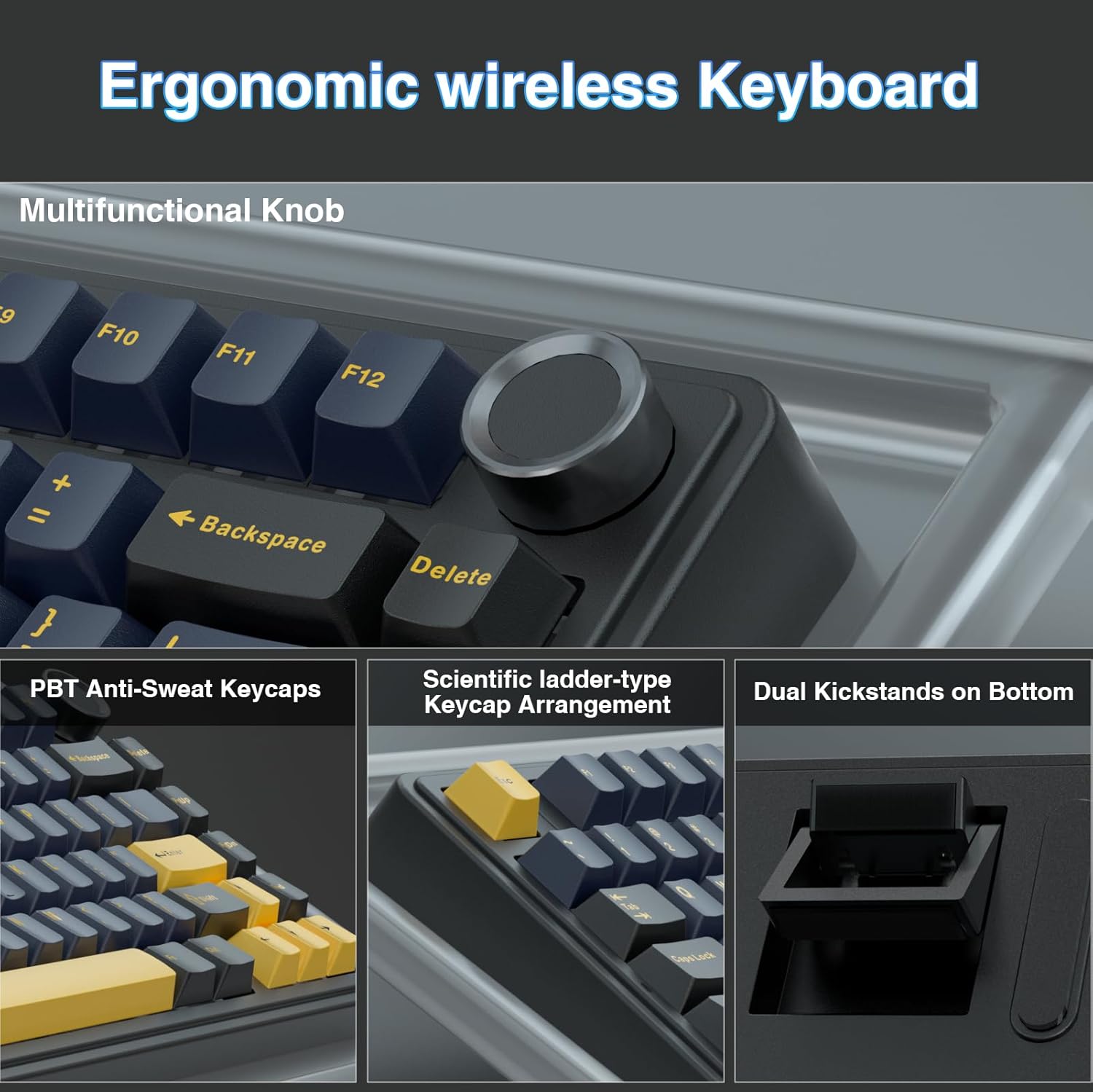 Teclado Mecánico Aula F75, Tec - Gaming Keyboard No Number Pad reseña y precio