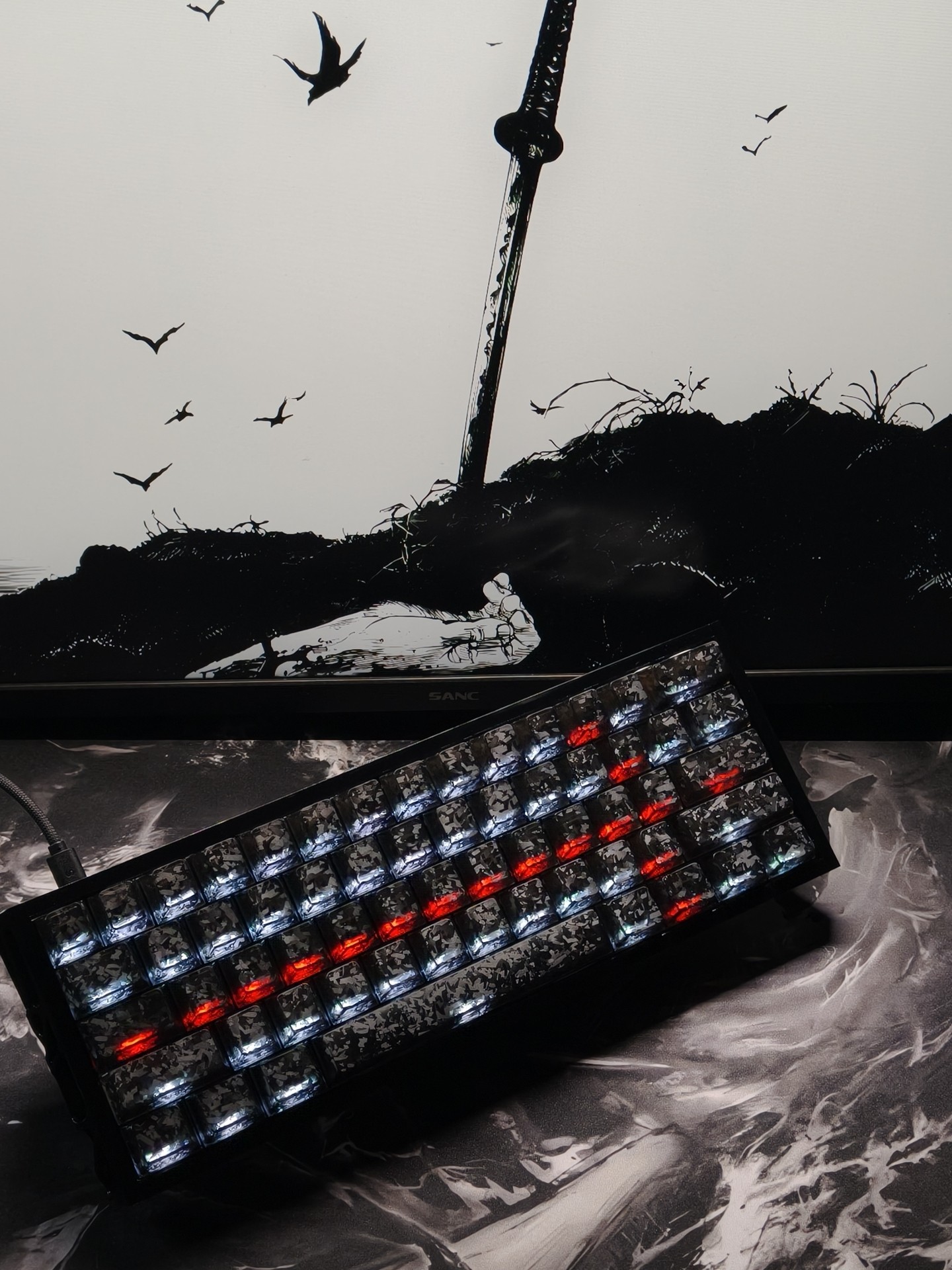 Teclado Compacto para Juegos c - Gaming Keyboard No Number Pad reseña y precio