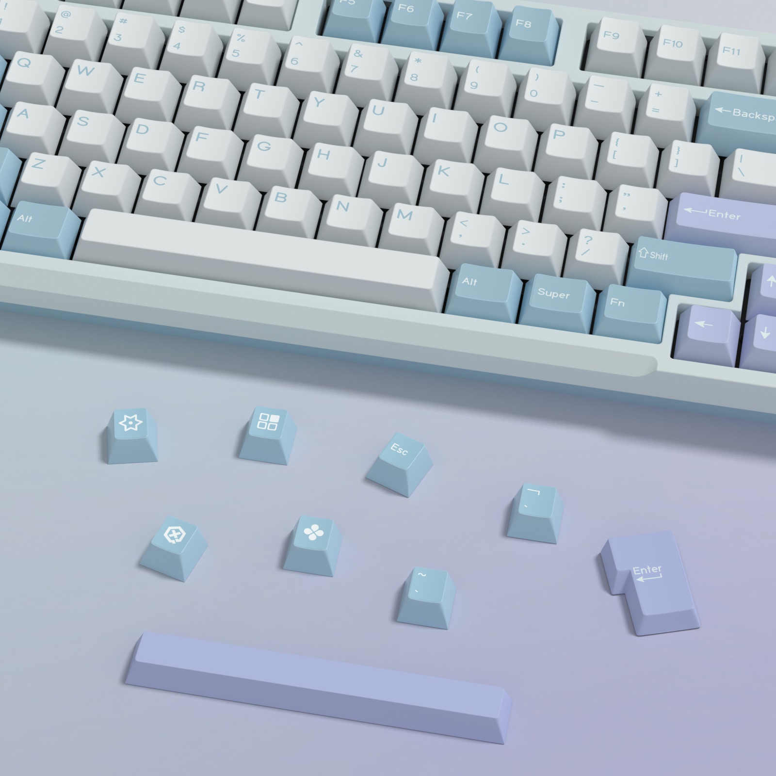 KBDiy GMK ilusión Keycap Cherr - Gaming Keyboard No Number Pad reseña y precio