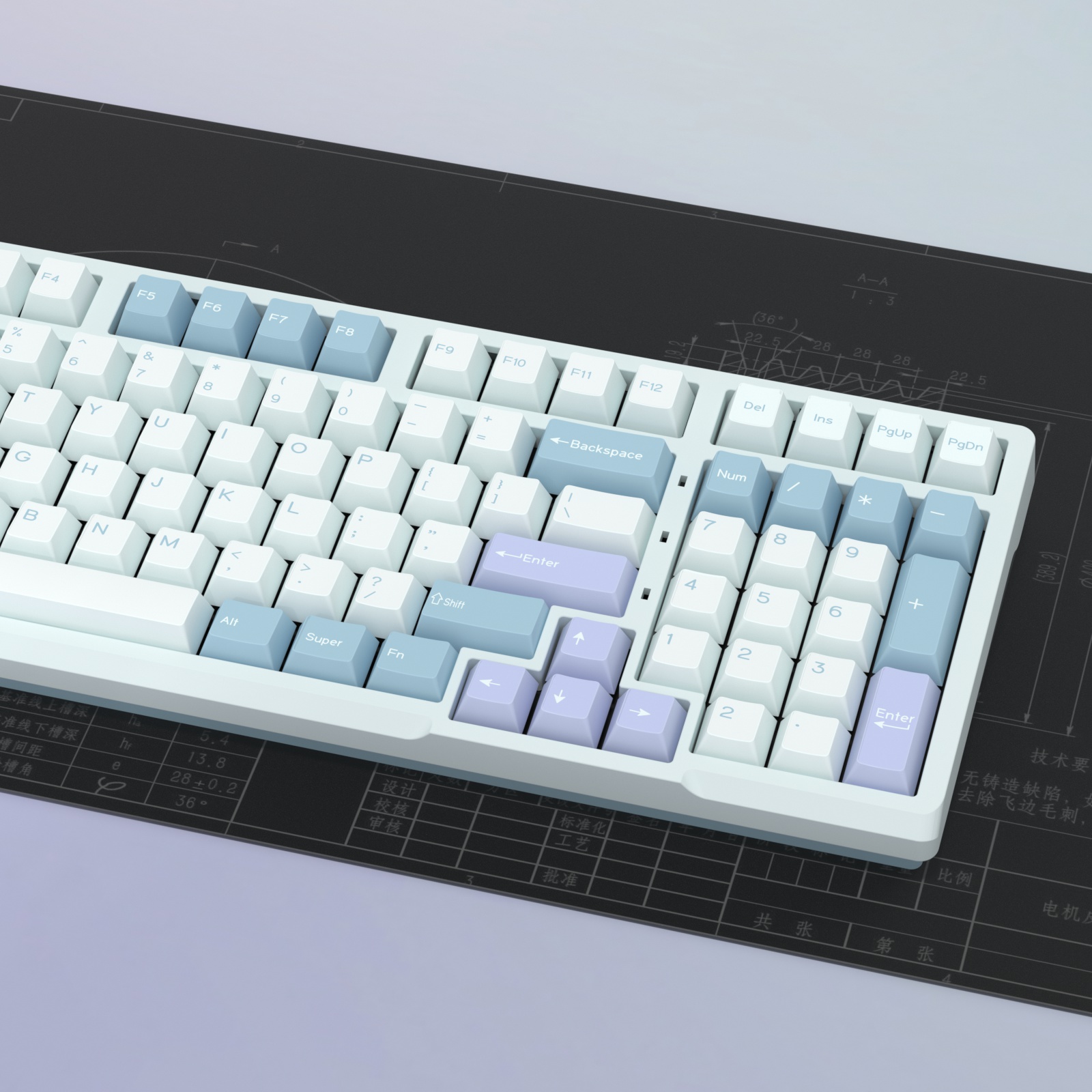 KBDiy GMK ilusión Keycap Cherr - Gaming Keyboard No Number Pad reseña y precio