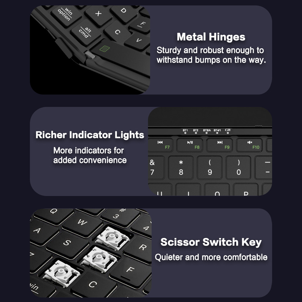 Teclado Bluetooth Plegable JOM - Gaming Keyboard No Number Pad reseña y precio