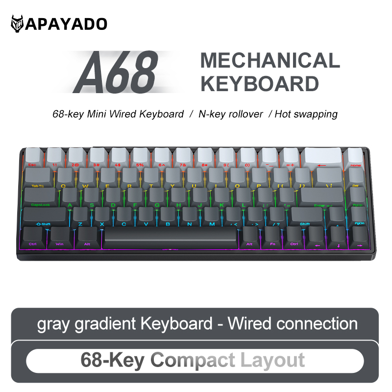 Teclado Mecánico con Cable APA - Gaming Keyboard Bundle reseña y precio