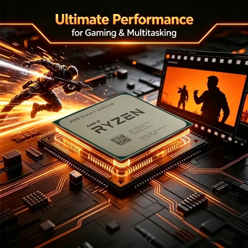 CPU AMD Ryzen 7 5700X3D a gran - Amd Cpu Ryzen 7 reseña y precio