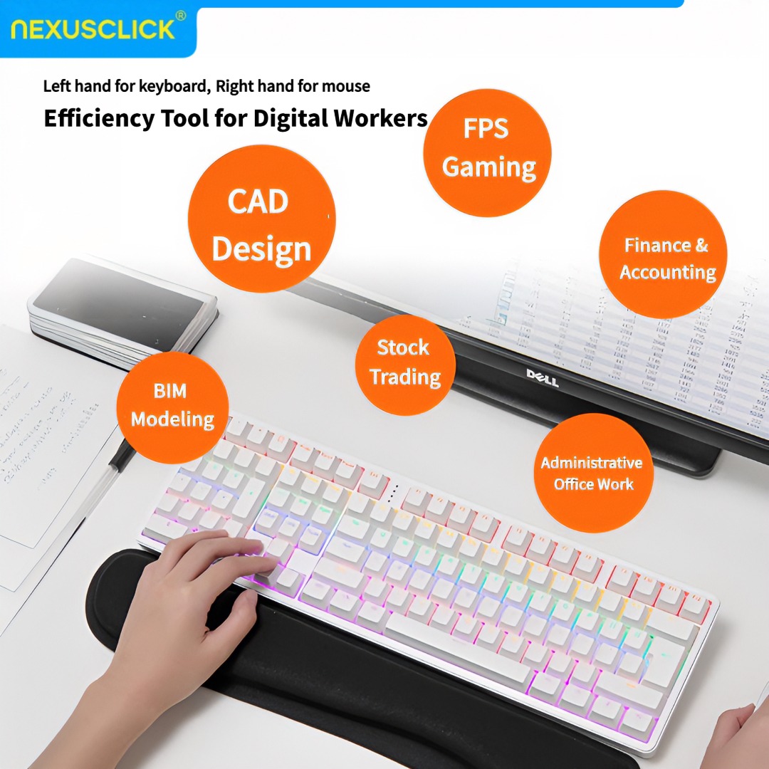 Teclado Mecánico Ergonómico Ne - Gaming Keyboard No Number Pad reseña y precio